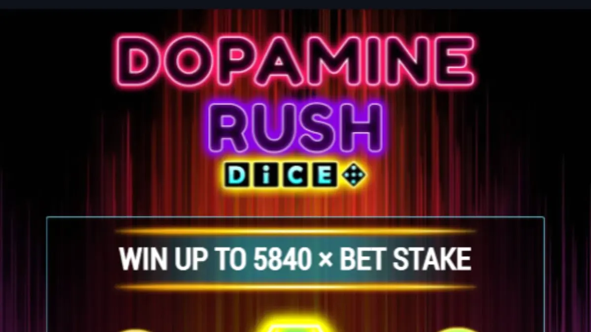 Neon arcade themed slot machine interface