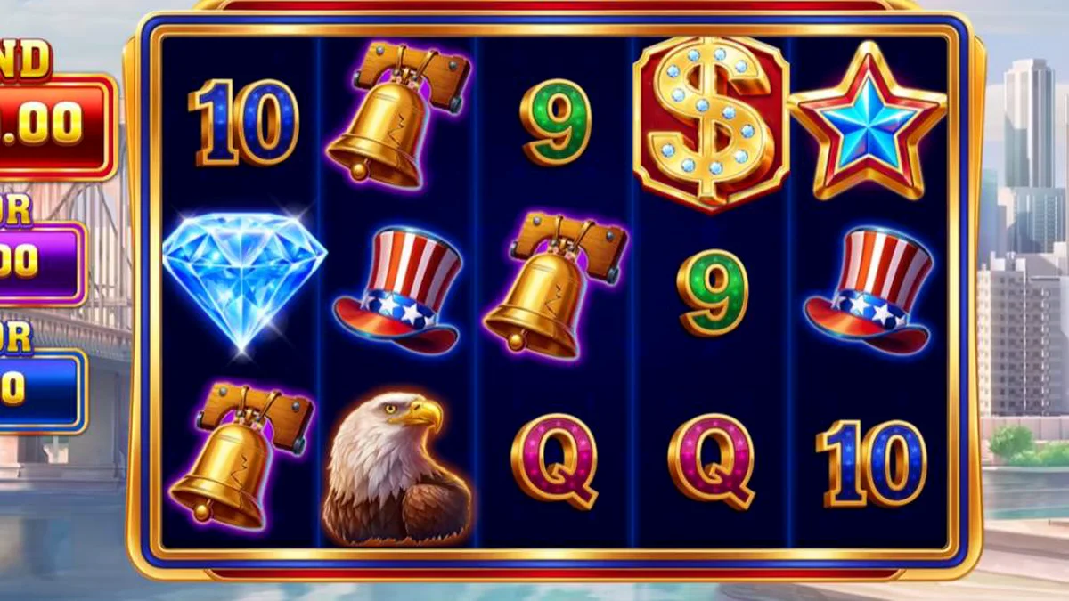 Legacy of Liberty slot machine theme featuring American symbols
